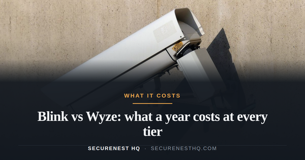 Blink vs Wyze: what a year costs at every tier